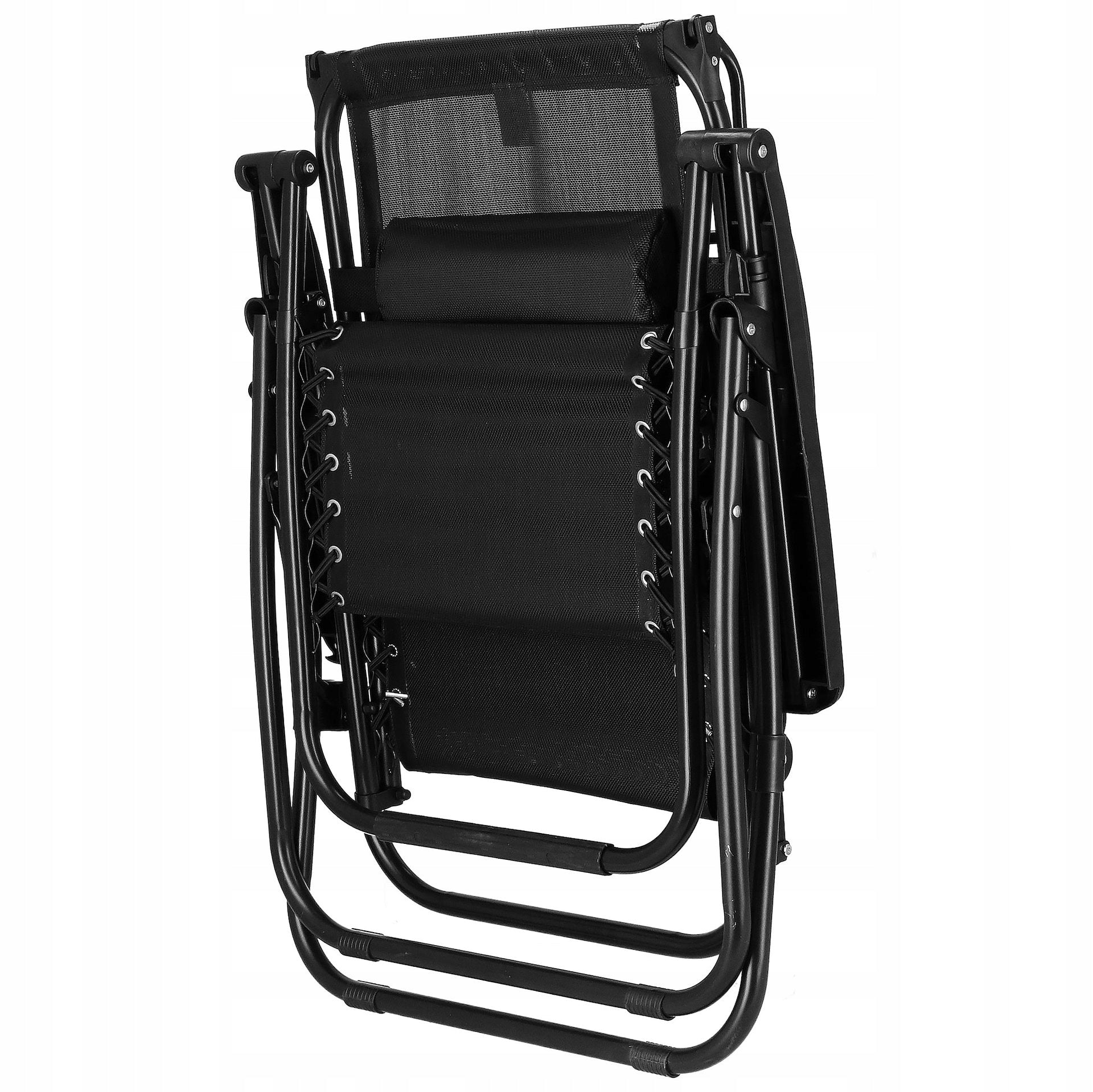 SUN LOUNGER BEACH CHAIR FOLDING ZERO GRAVITY TOURIST WITH VISOR Frame material metal