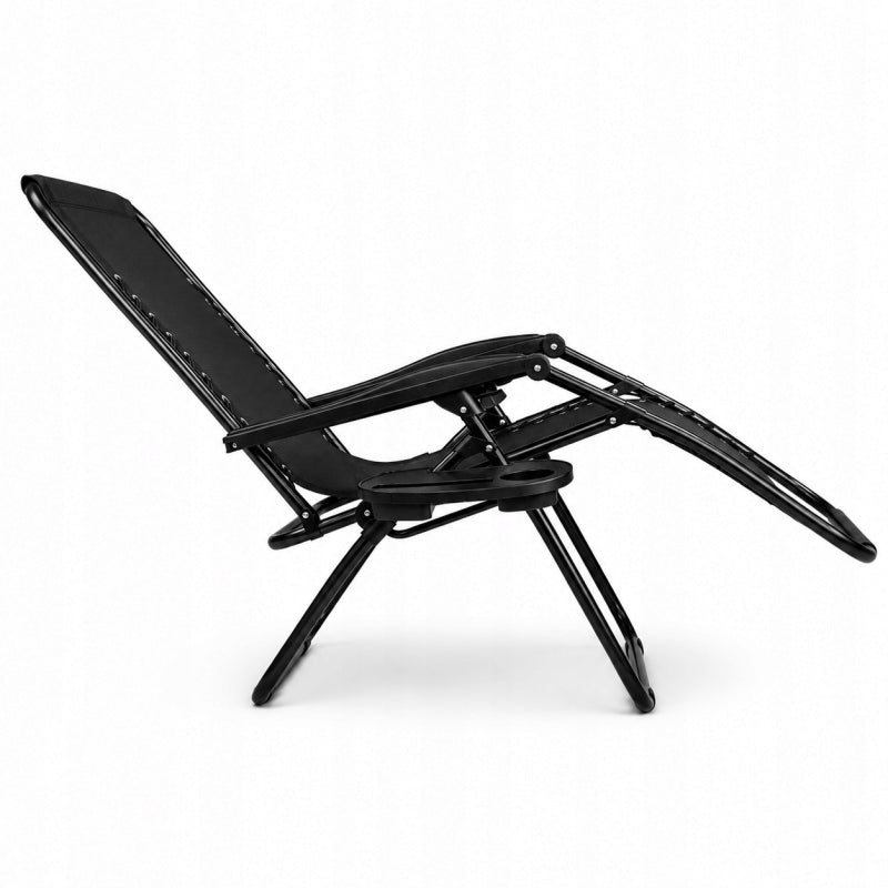 SUN LOUNGER GARDEN CHAIR BEACH FOLDING PATIO CHAIR WITH HANDLE STAND Manufacturer code 136