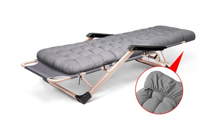 SUN LOUNGER GARDEN CHAIR HIKING BEACH CUSHION FOLDING COMFORTABLE STRONG Brand no brand