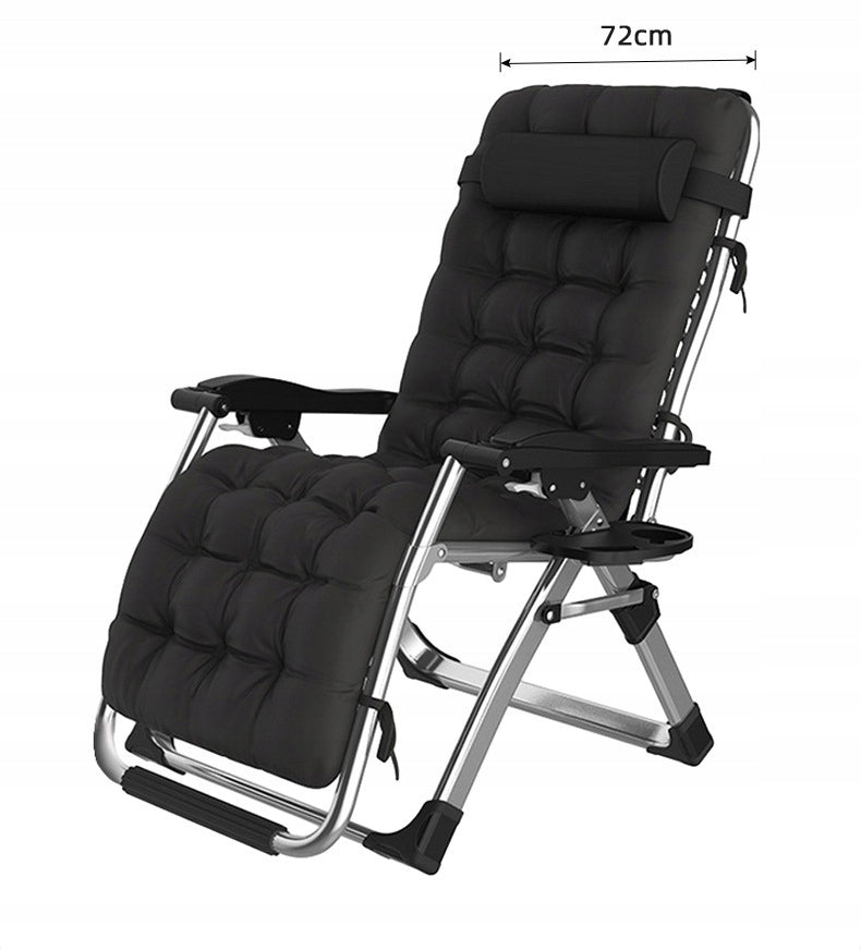 SUN LOUNGER GARDEN CHAIR HIKING BEACH CUSHION FOLDING COMFORTABLE STRONG Frame material aluminum