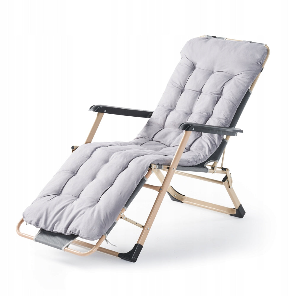 SUN LOUNGER GARDEN CHAIR HIKING BEACH CUSHION FOLDING COMFORTABLE STRONG Manufacturer code KX3149