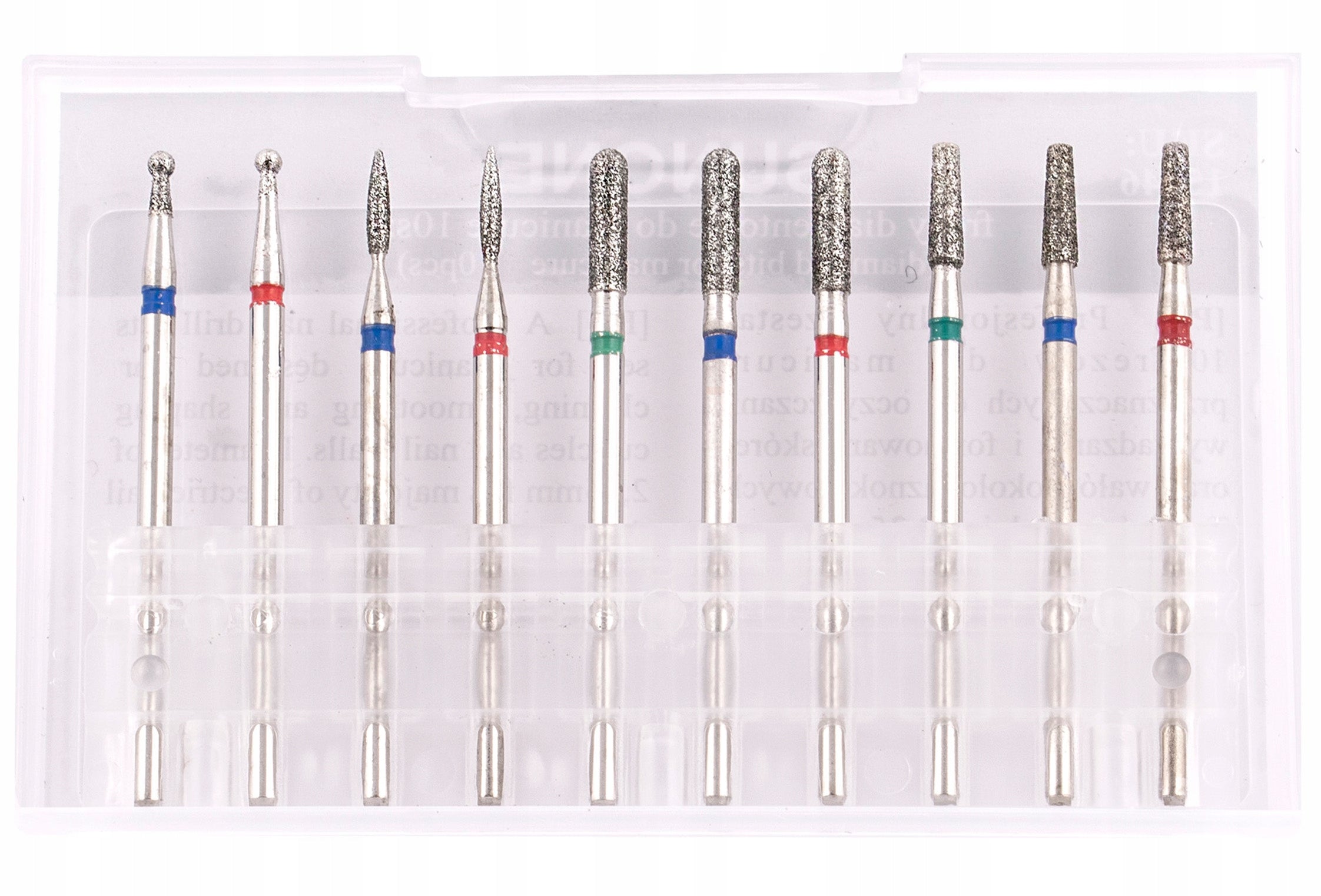 SUNONE Diamond Cutters for Manicure - 10 Pieces EAN (GTIN) 5903332007134