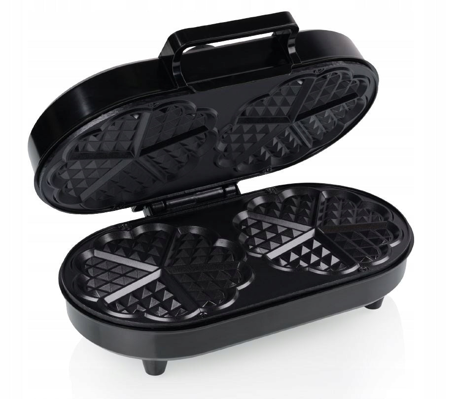 SUPER DOUBLE Waffle Iron 1400W with hearts 10 waffles at a time + THERMOSTAT Power rating 1400 W