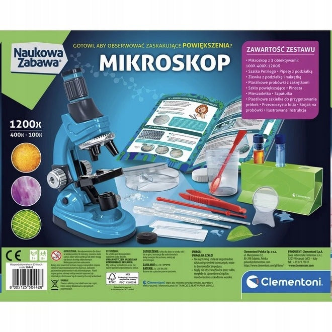 SUPER MICROSCOPE FOR CHILDREN 50442 CLEMENTONI Brand Clementoni