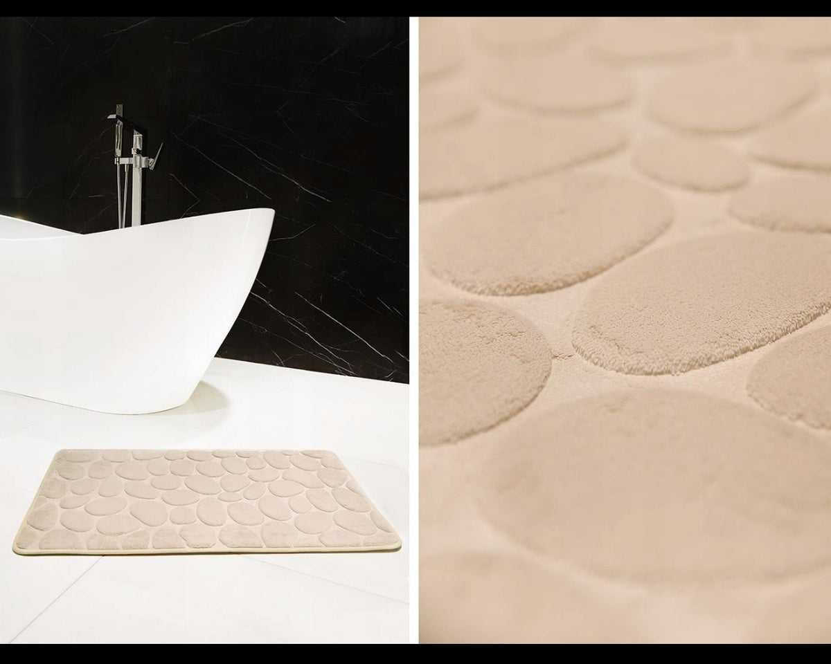 SUPER RUG for bathroom toilet mat plaid bathroom rug STONES 3D SOFT Manufacturer code MG1142X