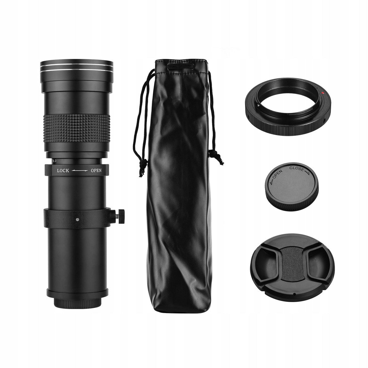 SUPER TELEPHOTO ZOOM 420-800MM F/8.3-16 LENS FOR NIKON AI MOUNT DSLR PRO Packaging status original