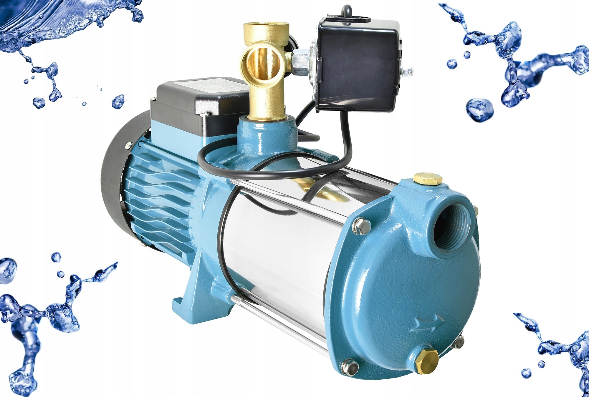 SUPERFICIAL HYDROPHORE PUMP INOX WATER EFFICIENT MH WITH ACCESSORIES MHI 1300