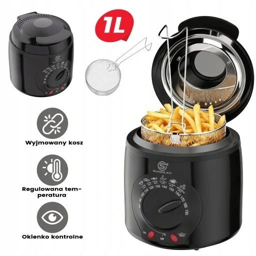 SUPERLEX AIR FRYER STRONG COMPACT 1 L FRIES CHICKENS