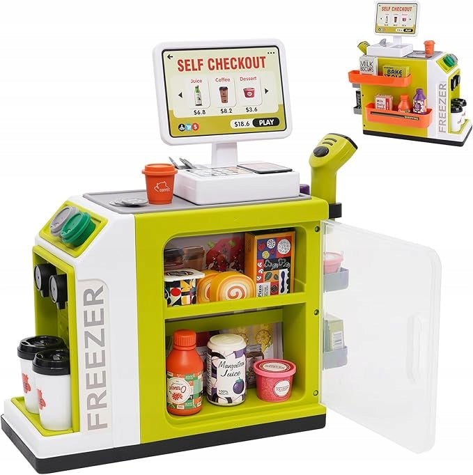 SUPERMARKET SHOP FOR CHILDREN CAFE STROLLER TOY INTERACTIVE CASH REGISTER Brand no brand