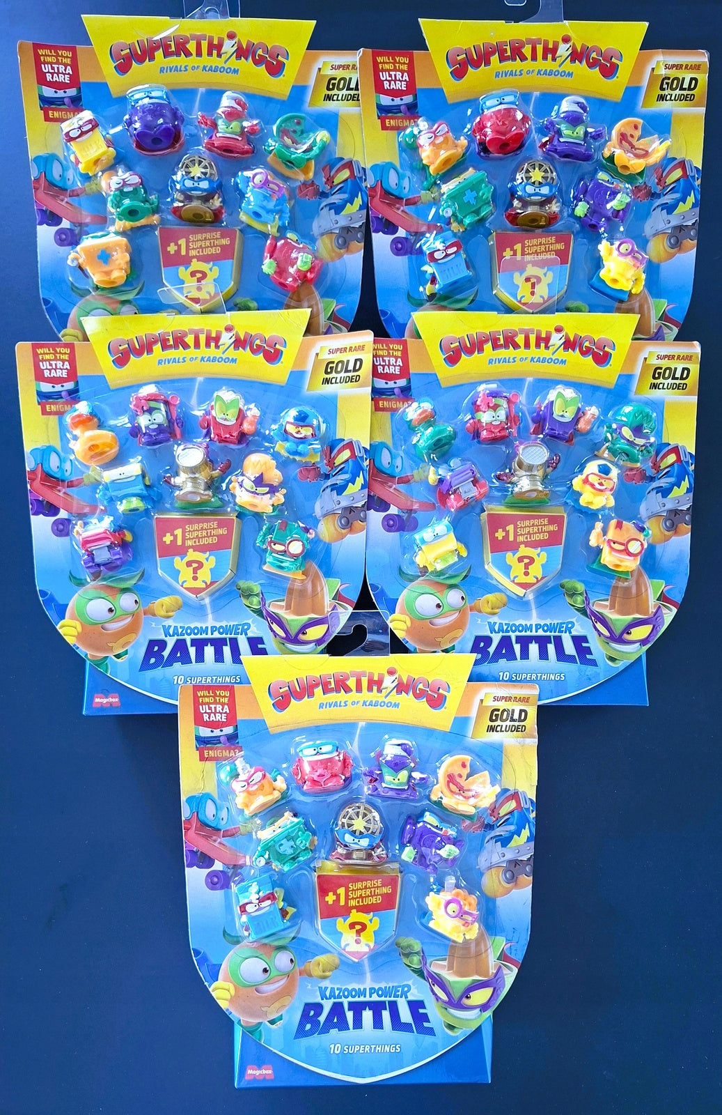 SUPERTHINGS KAZOOM POWER BATTLE TEN PACK SET OF 10 FIGURES BLISTER 3+ Manufacturer code 10PACK