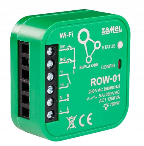 SUPLA ROW-01 1-Channel Wi-Fi Controller EAN (GTIN) 5903669209867