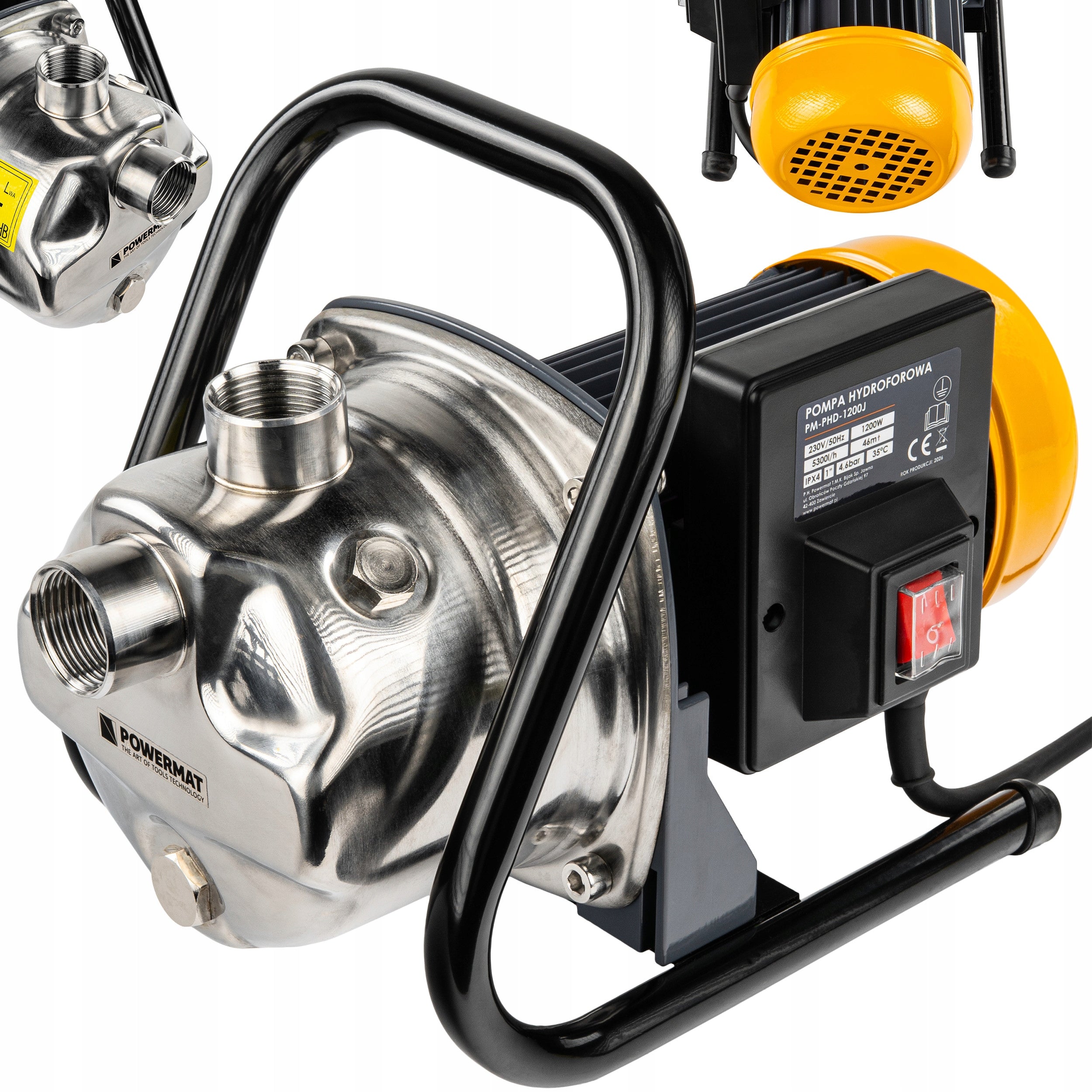 SURFACE HYDROPHORE PUMP FOR WATER WELL WATERING 1200W GARDEN