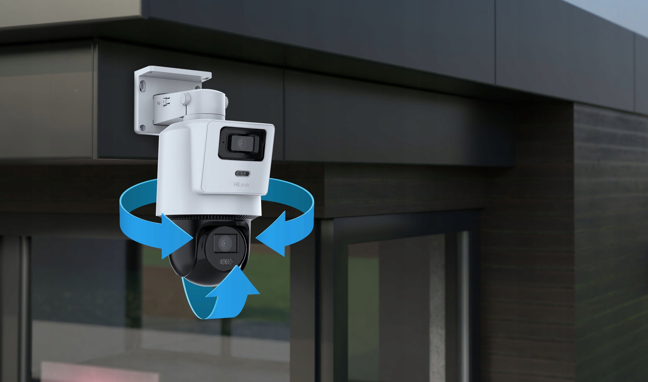 SURVEILLANCE KIT 4 CAMERAS PTZ-N2D400M-DE/14 8MPX HILOOK BY HIKVISION Packaging status original