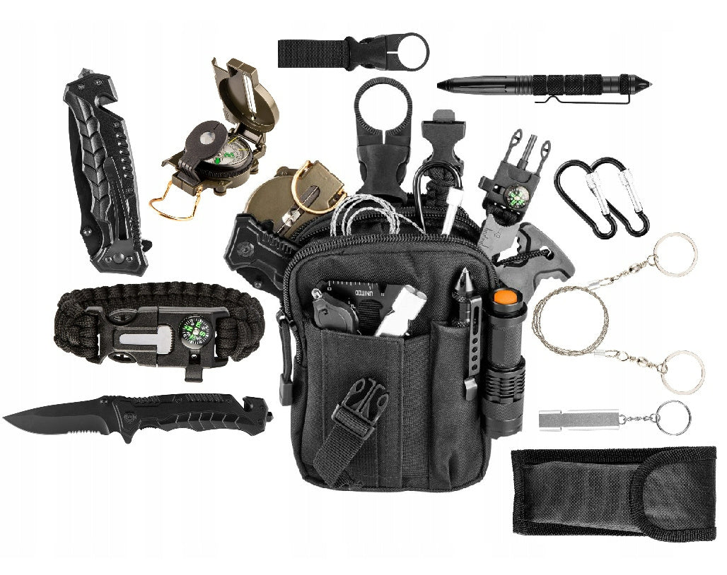 SURVIVAL SET TACTICAL SURVIVAL BACKPACK FOR GIFT Brand no brand