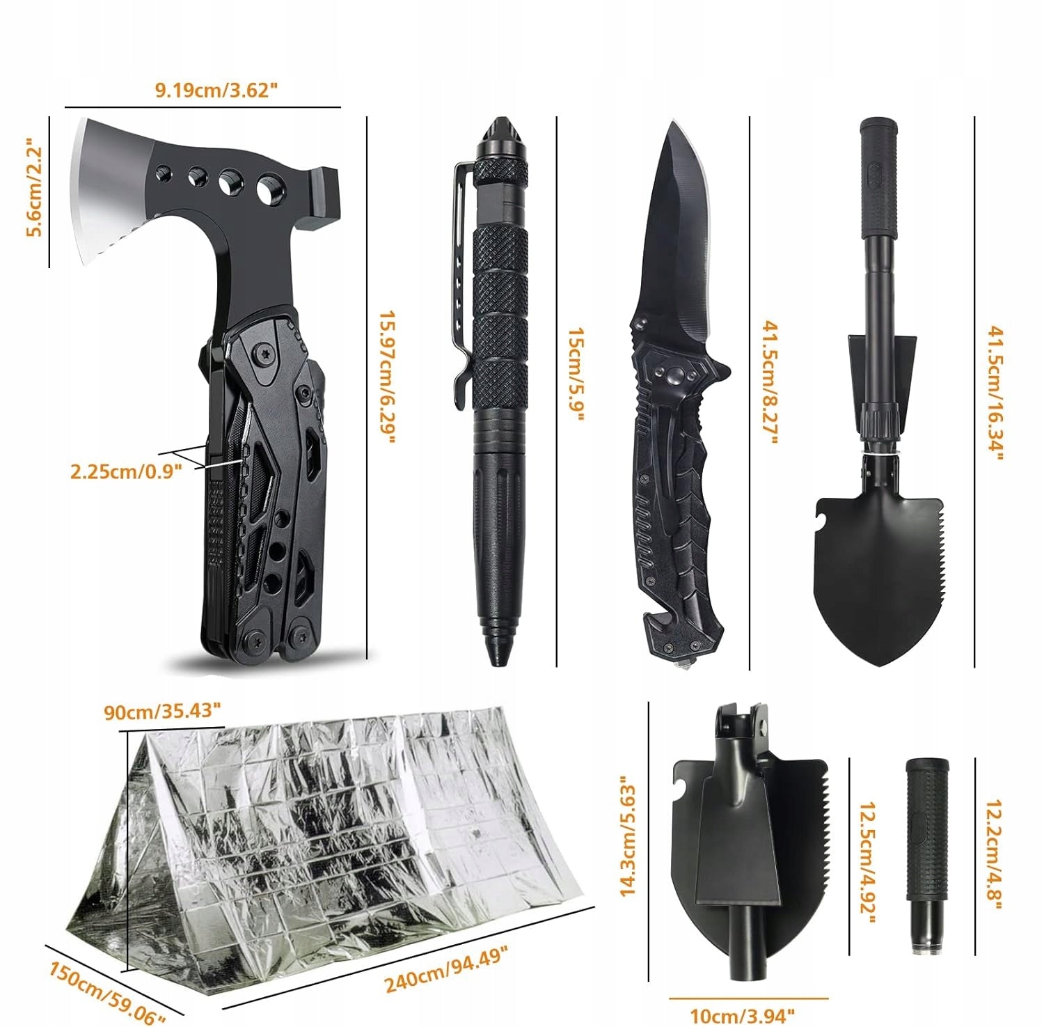 SURVIVAL SURVIVAL SET MULTIFUNCTIONAL EVERYTHING YOU NEED Manufacturer code ZESTAW SURVIVAL SURVIVALOWY