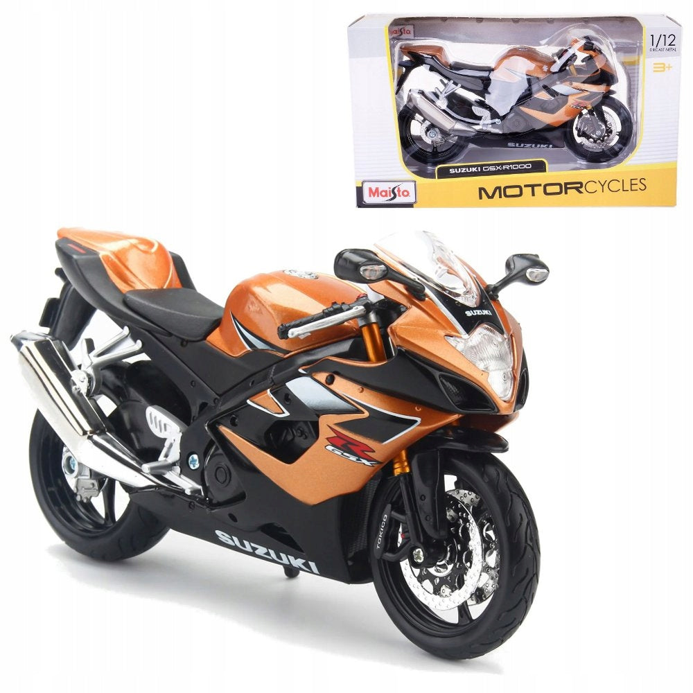 SUZUKI GSX-R 1000 IN 1:12 SCALE MAISTO REALISTIC MOTORCYCLE MODEL