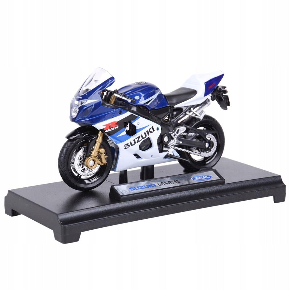 SUZUKI GSX-R 750 IN 1:18 SCALE MAISTO REALISTIC MOTORCYCLE MODEL Brand Welly