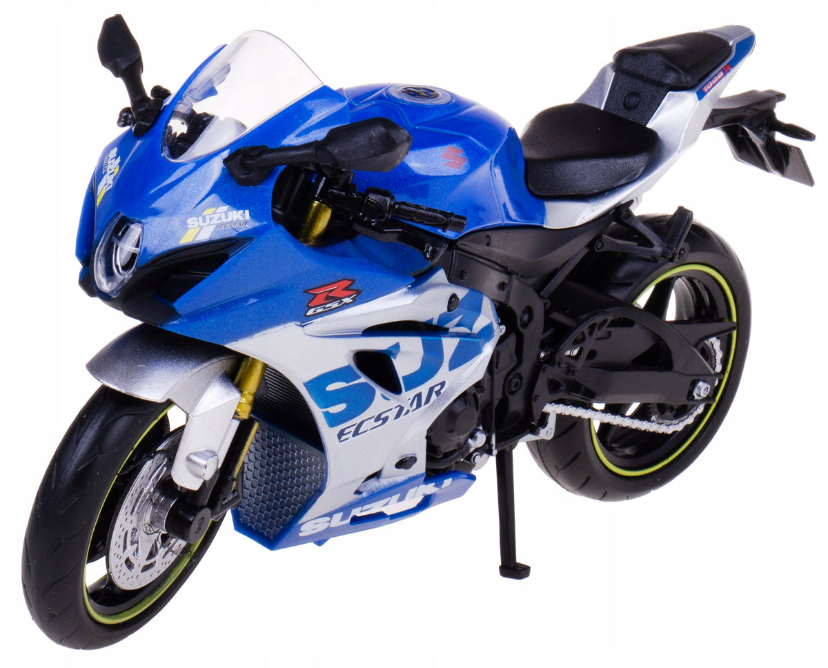 SUZUKI GSX-R1000R 2021 MODEL PLASTIC/METAL RMZ MOTOR 1:12 BLUE