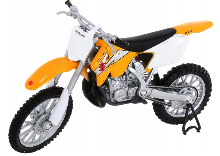 SUZUKI RM250 METAL MOTORCYCLE WELLY 1:18 Packaging status original