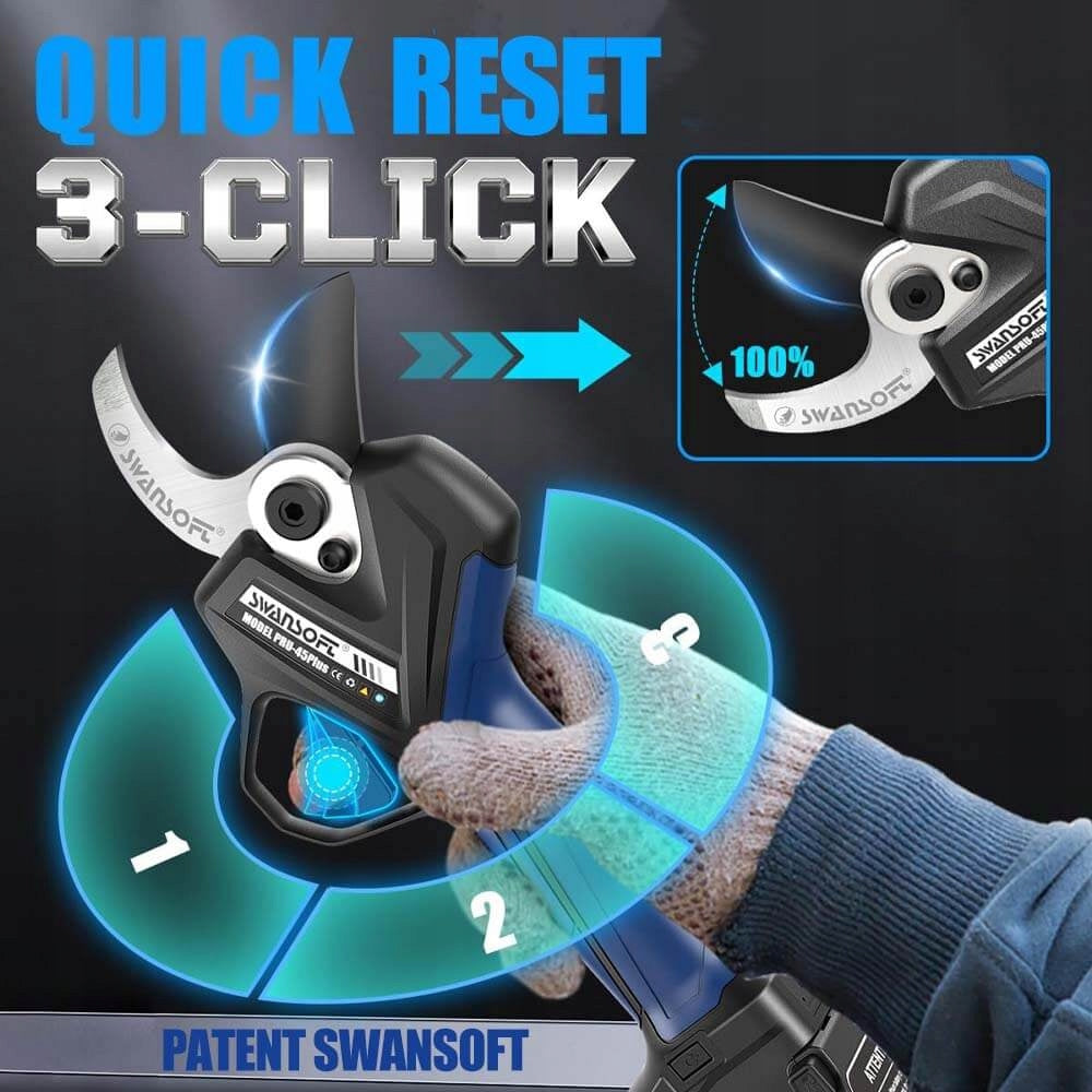 SWANSOFT 45mm Electric secateurs professional battery pruner PRU45 plus Manufacturer code PRU45 Plus