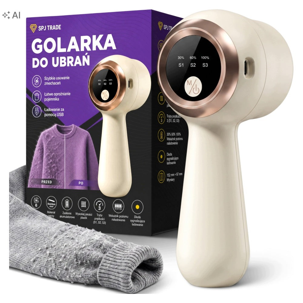 SWEATER CLOTHES SHAVER ELECTRIC CORDLESS USB SHAVING