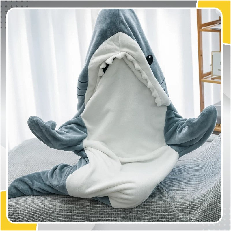 SWEATSHIRT SHARK BLANKET SLEEPING BAG DISGUISE PAJAMAS GIFT WARM COSTUME 210CM Brand no brand