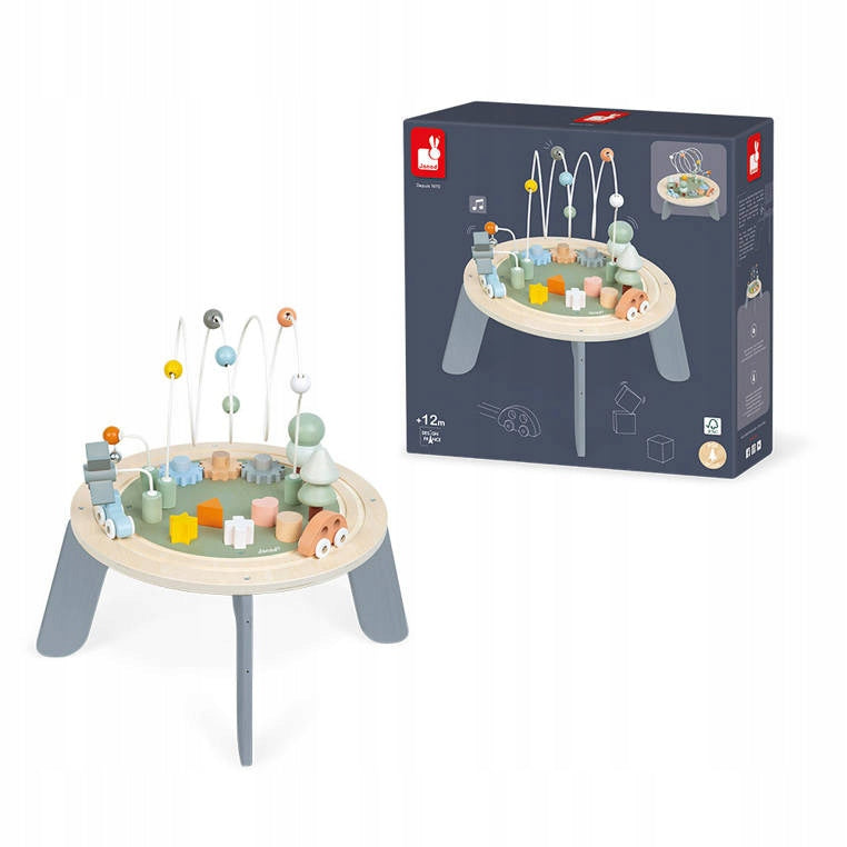 SWEET COCOON EDUCATIONAL TABLE 12M+ JANOD height adjustable Brand Janod