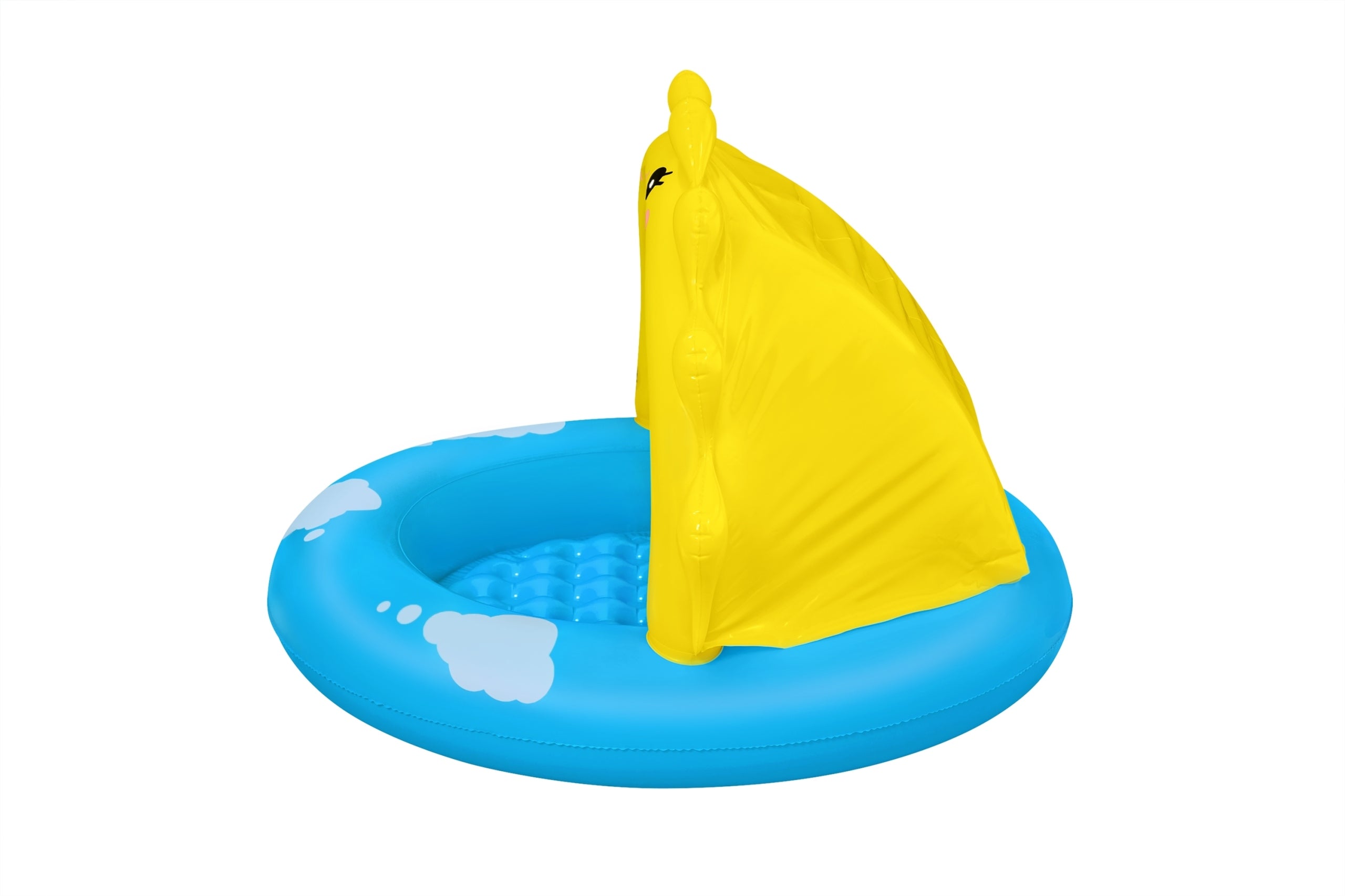 SWIMMING POOL INFLATABLE ROUND FOR CHILDREN WITH VISOR SUNSHINE 101 X 101 CM Diameter 101 cm