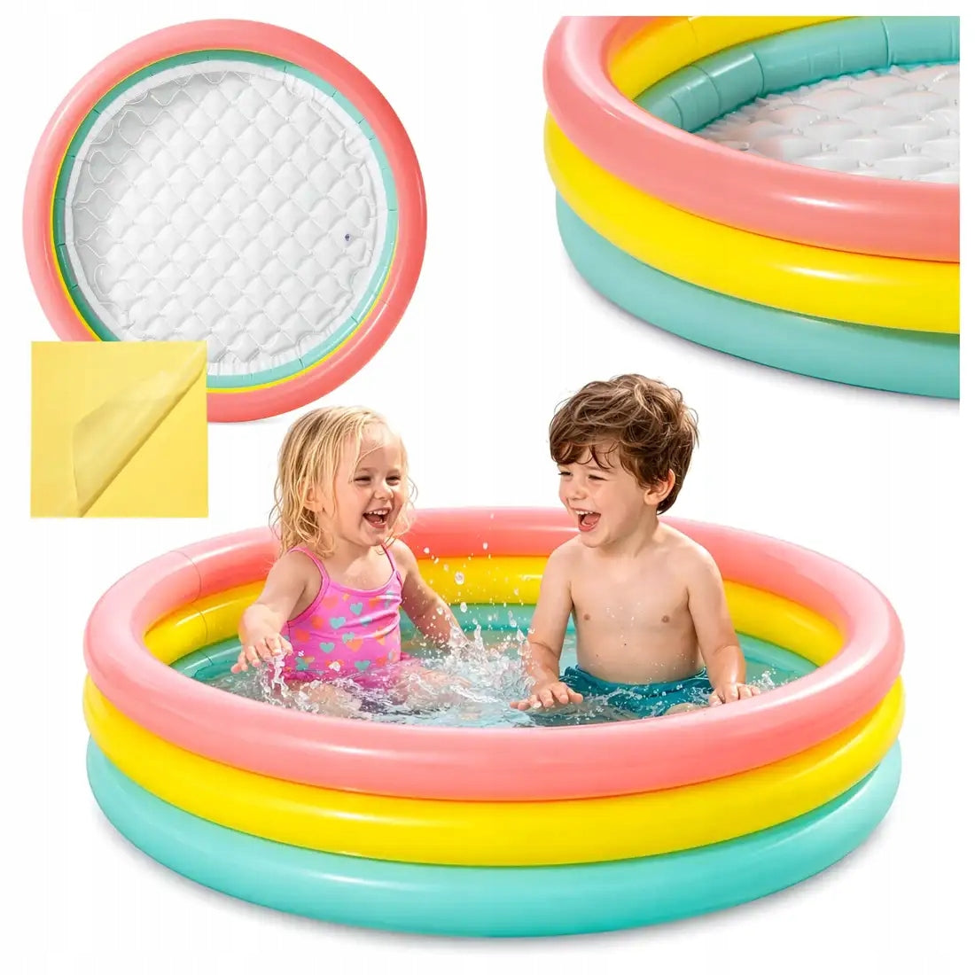 SWIMMING POOL INFLATABLE SOFT BOTTOM FOR CHILDREN PADDLING POOL INTEX 114X25 Manufacturer code 57412