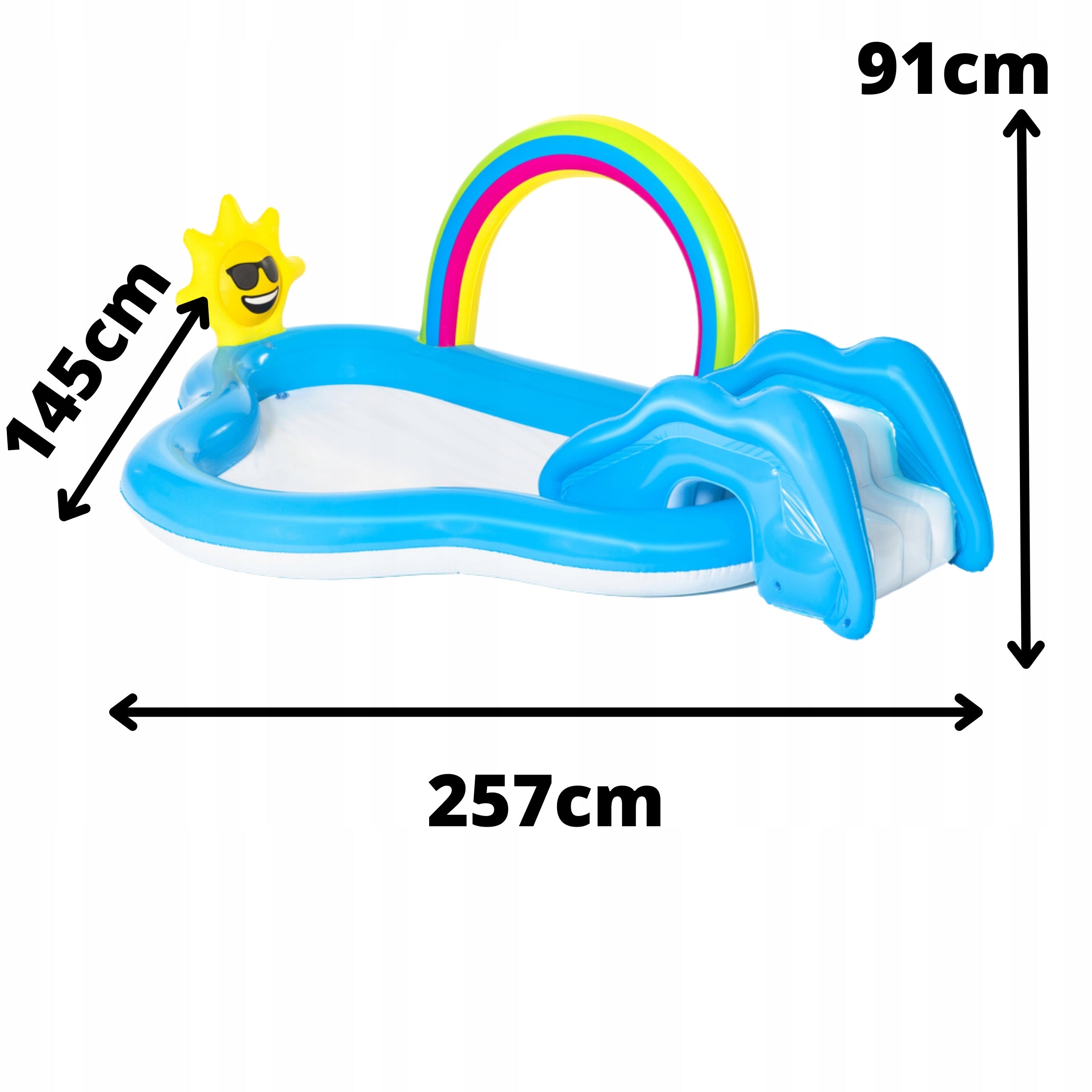 SWIMMING POOL PLAYGROUND SLIDE BESTWAY 53092 x145 cm Series 53092