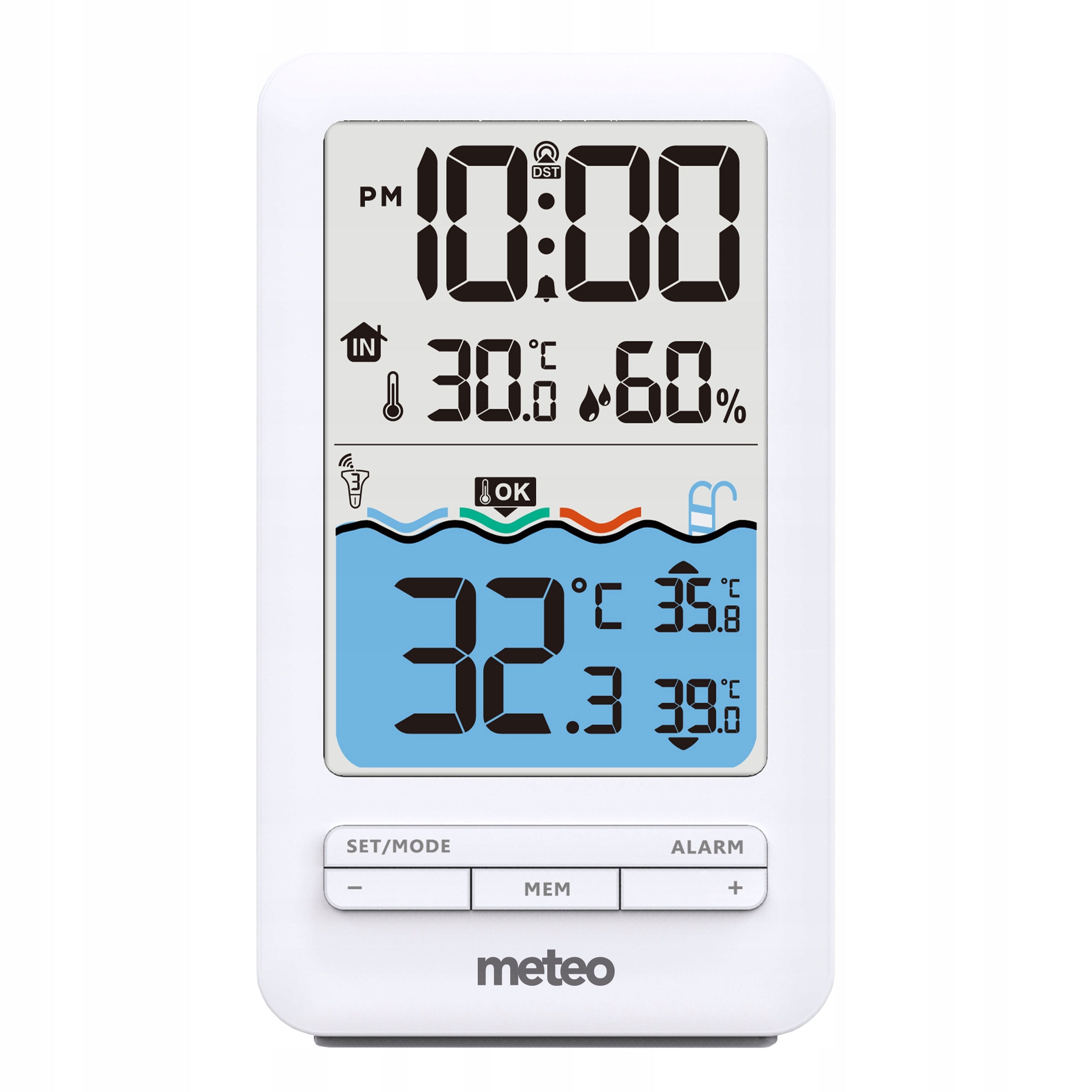 SWIMMING POOL THERMOMETER FLOATING METEO WEATHER STATION TB3 MEASUREMENT ON PHONE Manufacturer Meteo