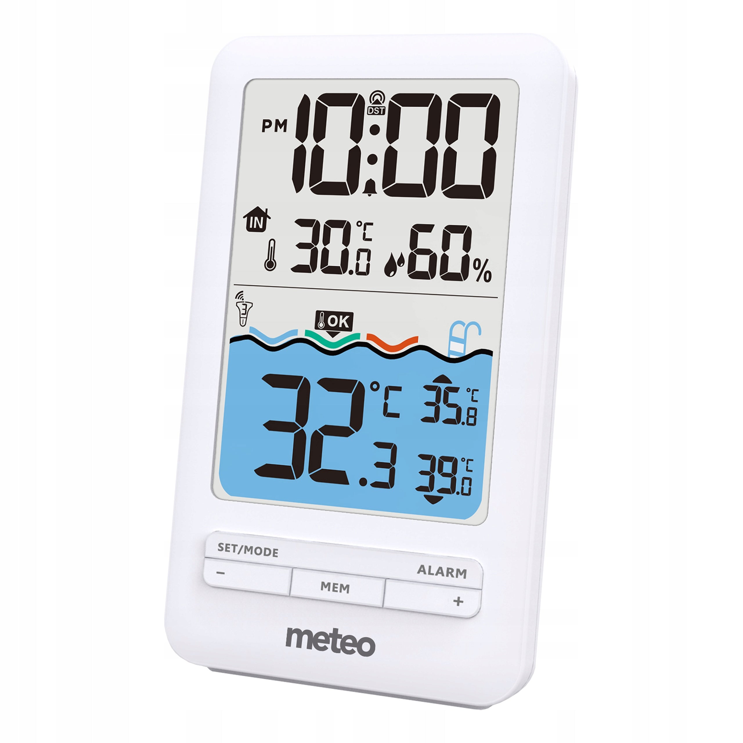 SWIMMING POOL THERMOMETER FLOATING METEO WEATHER STATION TB3 MEASUREMENT ON PHONE Packaging status original