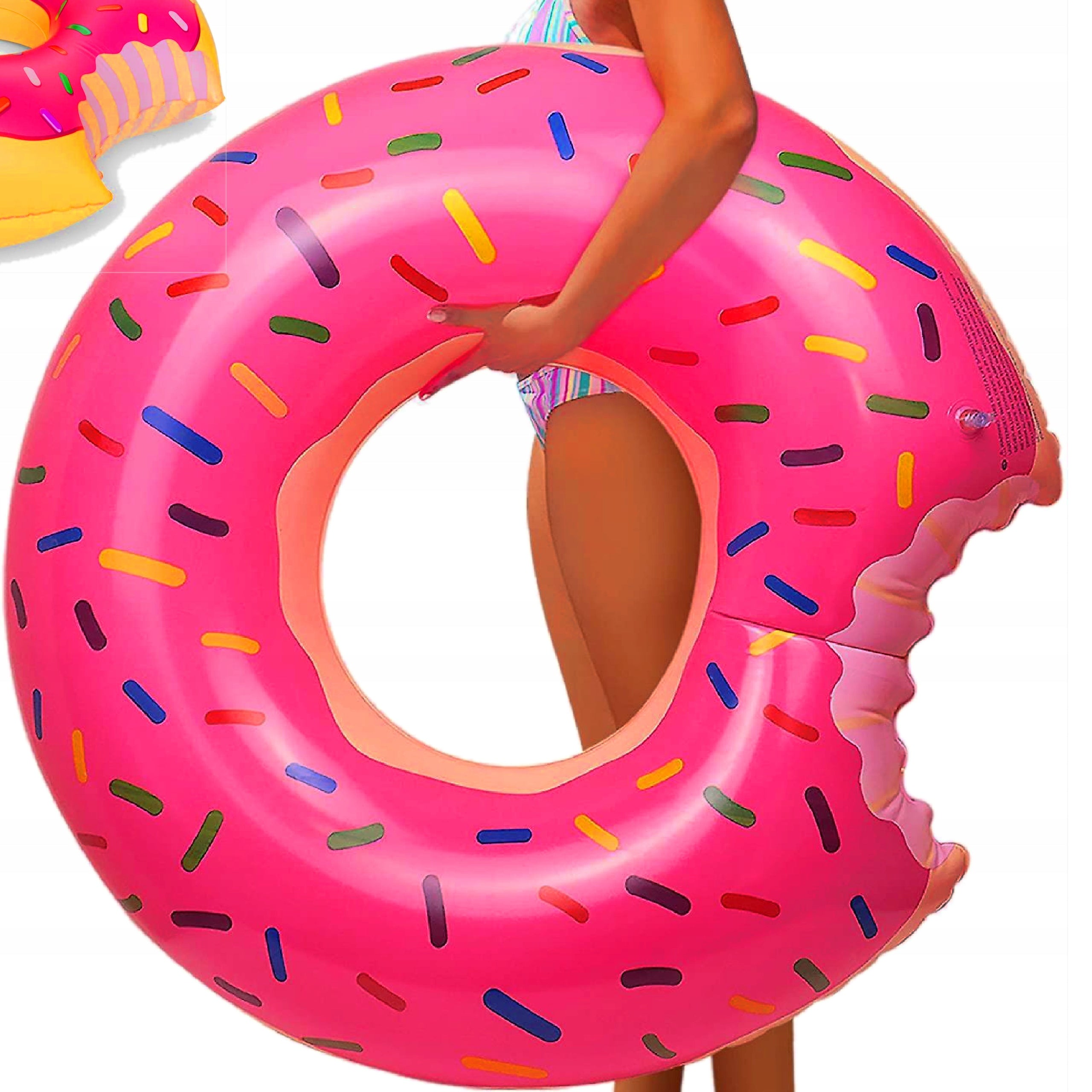 SWIMMING WHEEL INFLATABLE LARGE MATTRESS FOR POOL CIRCLE DONUT 120 CM