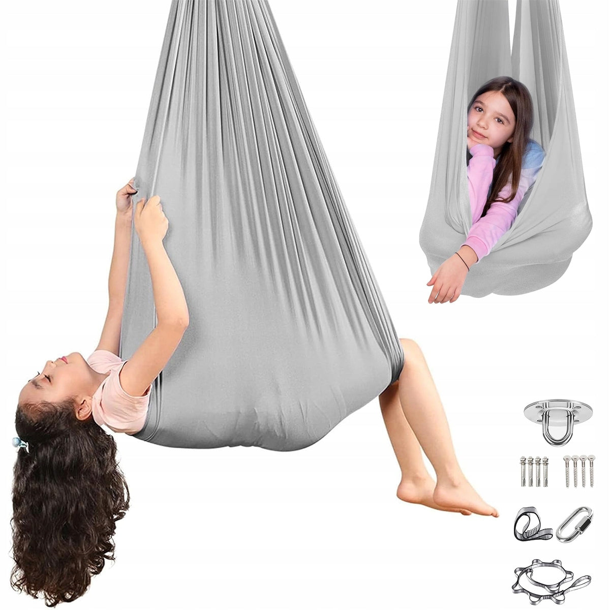 SWING FOR CHILDREN HAMMOCK SENSORY SCARF ACROBATIC SASH YOGA 280CM
