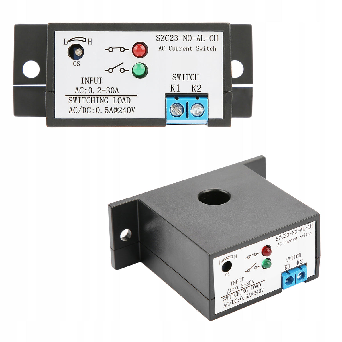 SWITCH WITH CURRENT SENSOR NORMALLY OPEN AC 0,2-30A Series Czujniki
