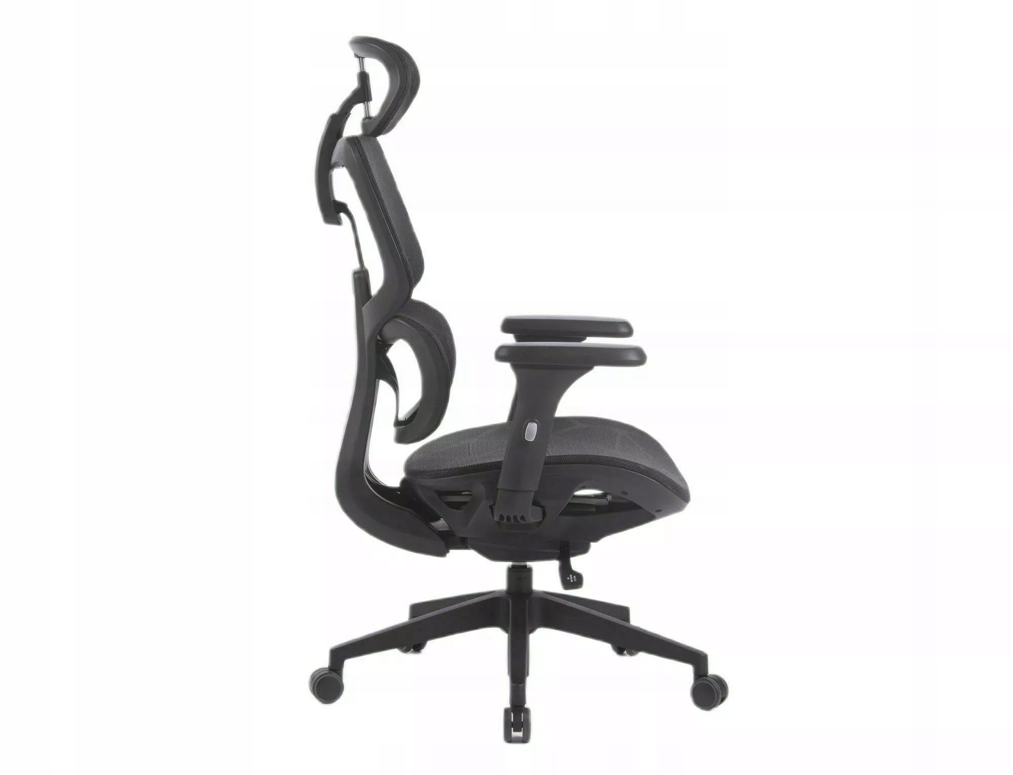 SWIVEL CHAIR DEVON BLACK Furniture depth 50 cm