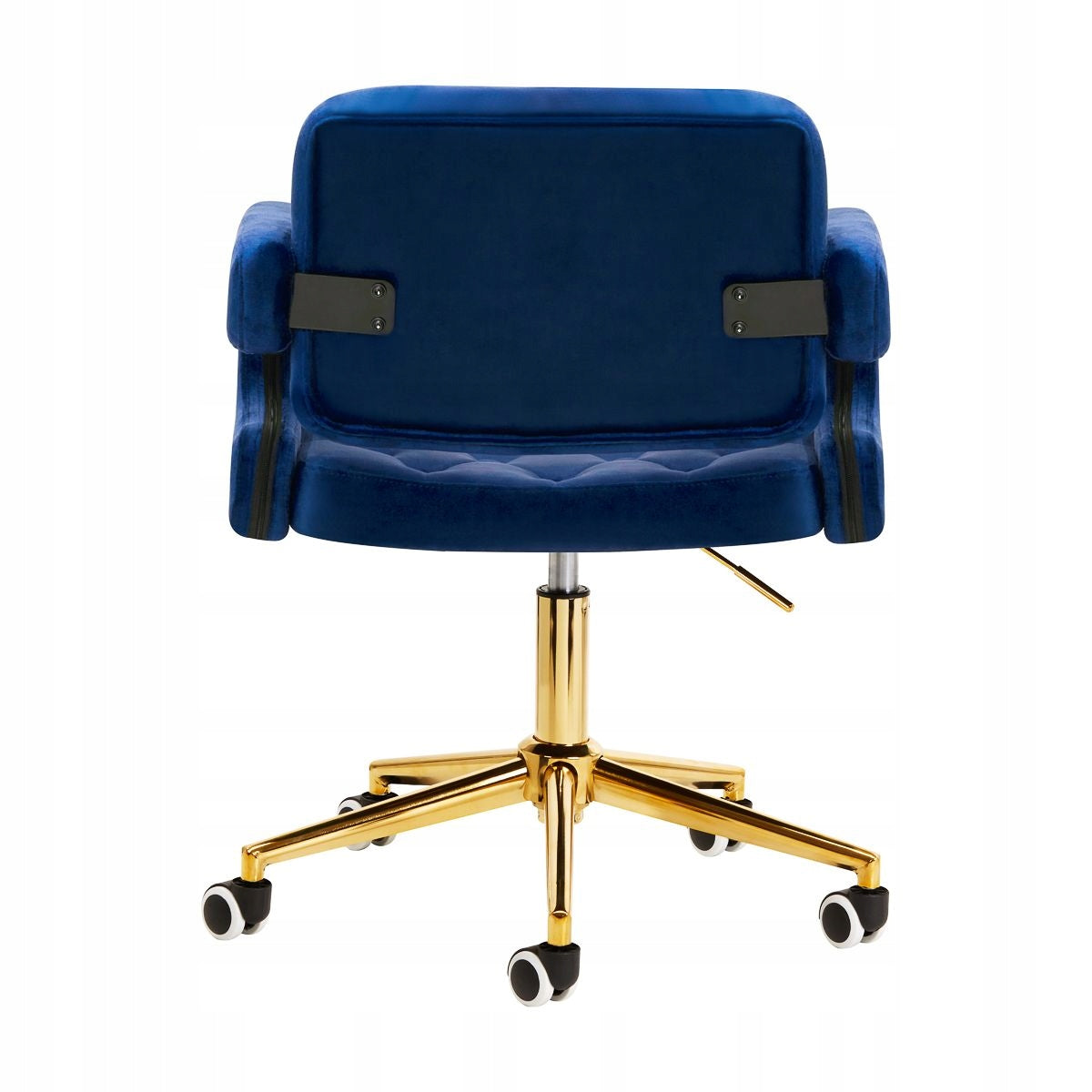 SWIVEL CHAIR NAVY GOLD COSMETIC BASE FOR OFFICE ARMCHAIR 4R Upholstery color blue