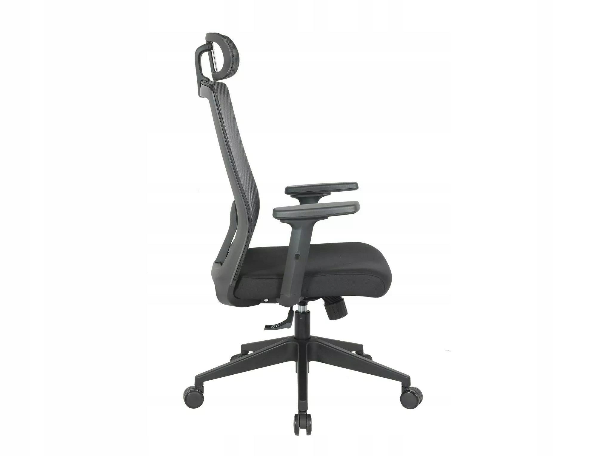SWIVEL CHAIR Q-058 BLACK Furniture depth 50 cm