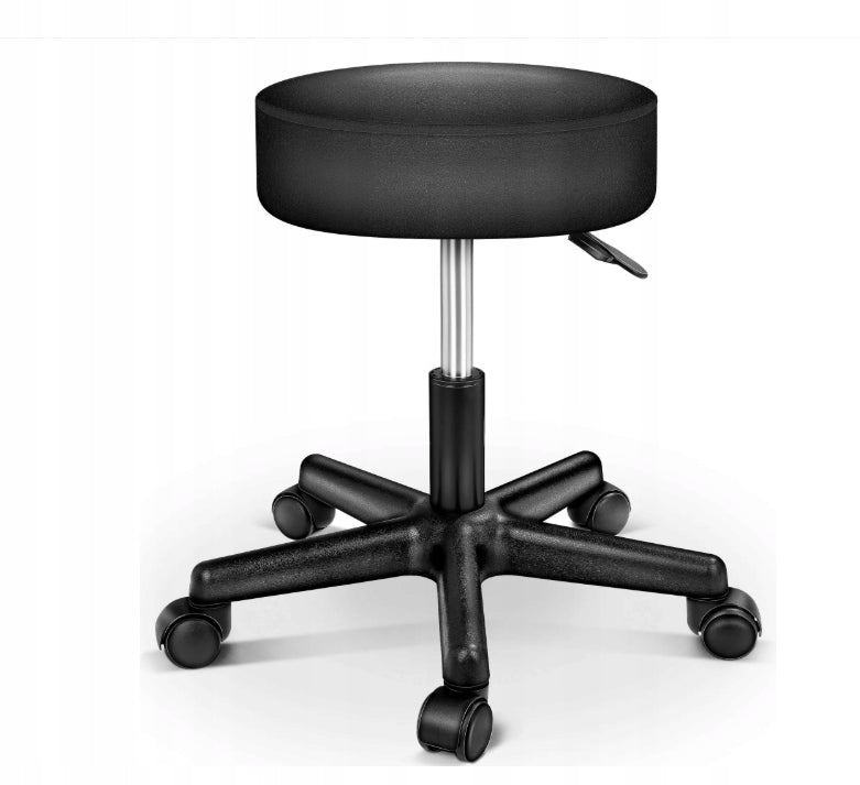 SWIVEL STOOL Black Cosmetic Stool Exercise Stool