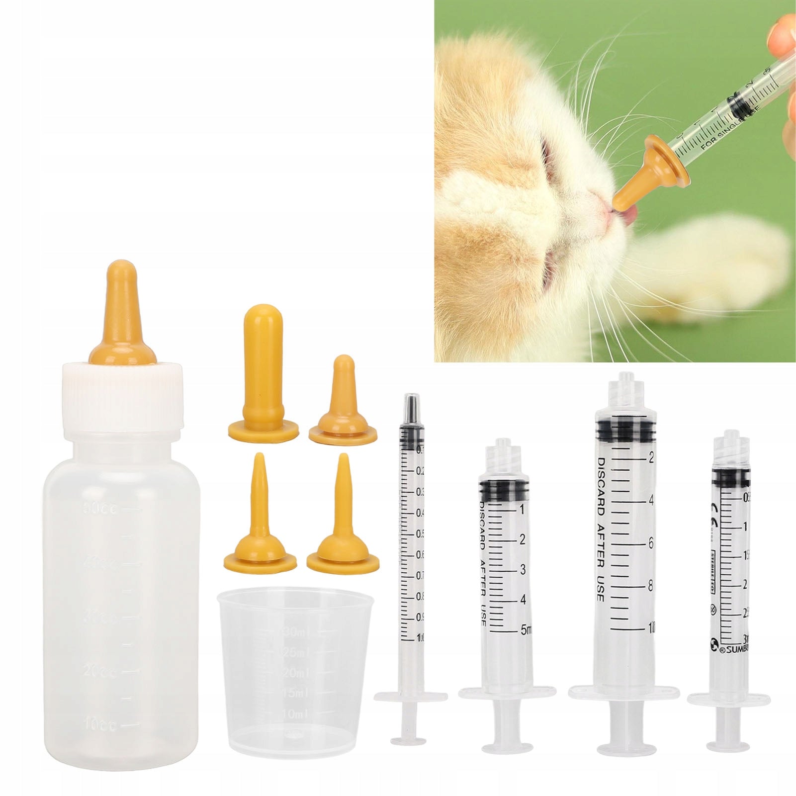 SYRINGES WITH PACIFIERS FOR FEEDING ANIMALS Manufacturer code DQCZE3096