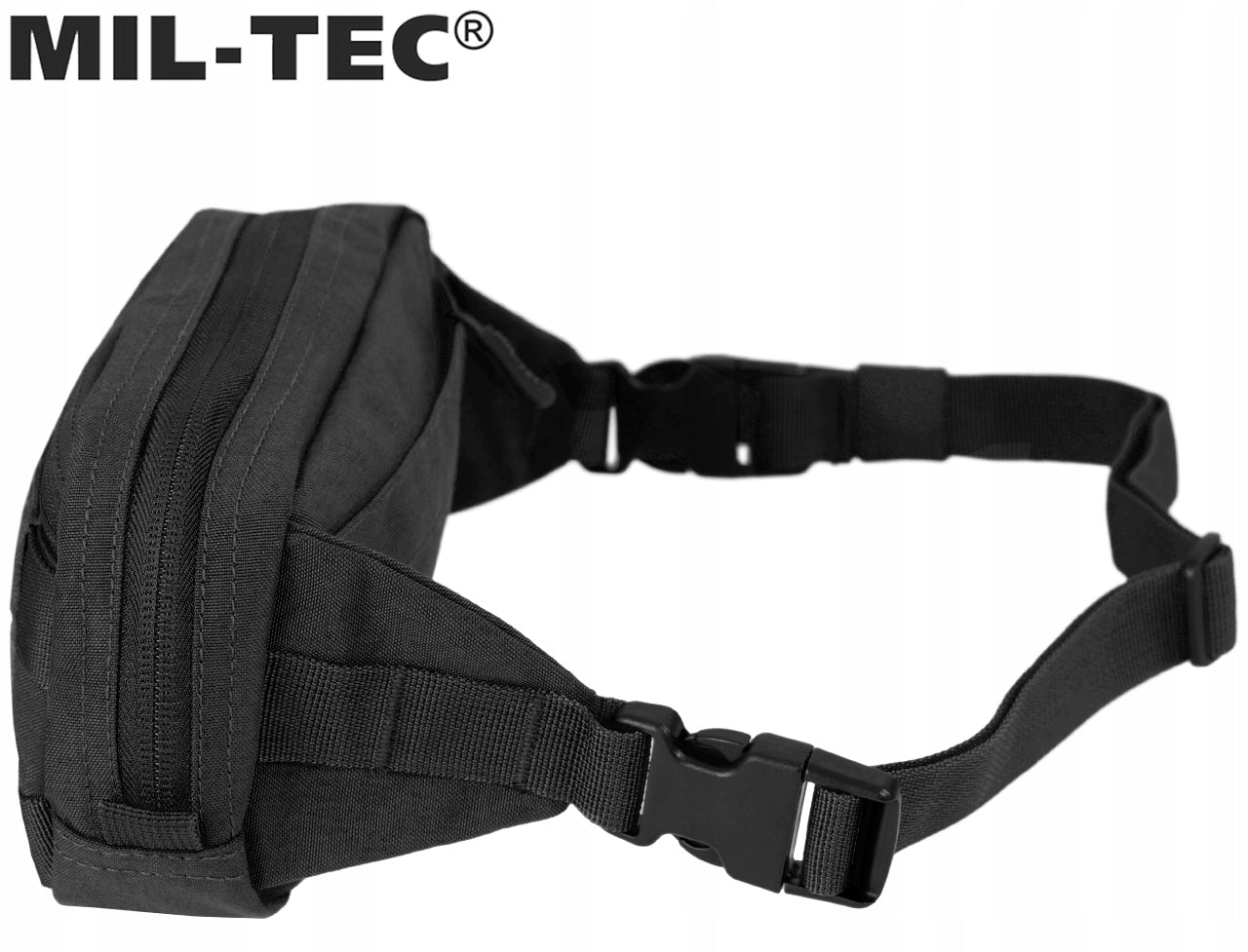 Sachet Hip Bag Bum Bag Tourist Mil-Tec Fanny Pack Molle Black Manufacturer code 13512502