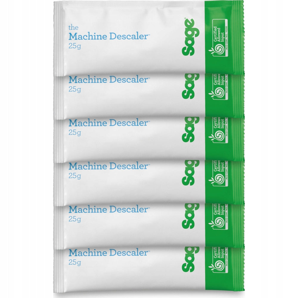 Sachet Maker Descaler 6x25g Sage SCC101 New Formula Packaging status original
