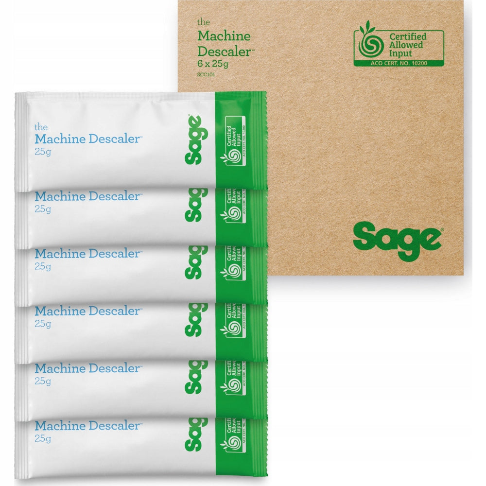 Sachet Maker Descaler 6x25g Sage SCC101 New Formula