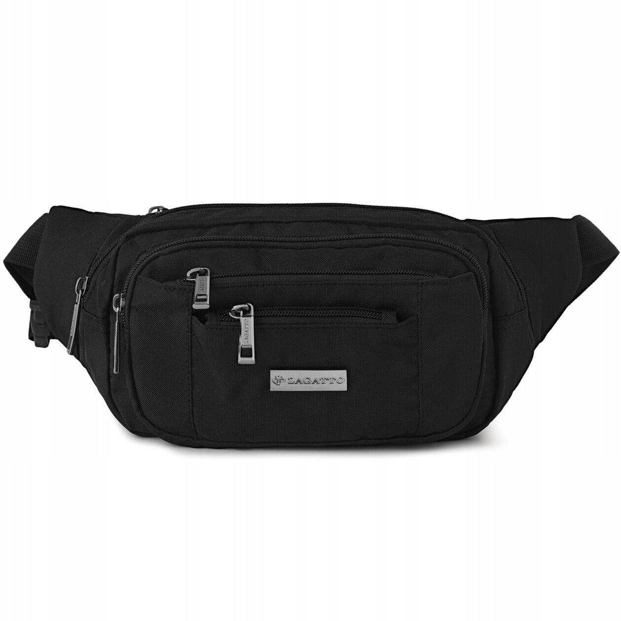 Sachet bum bag men's black roomy large sports hip ZAGATTO Brand Zagatto