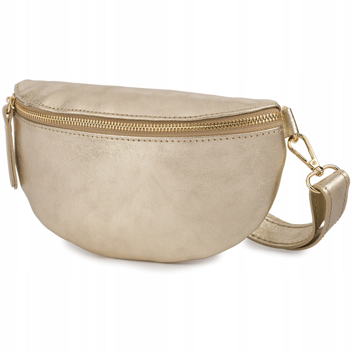 Sachet bum bag women's leather Italian hip adjustable roomy EAN (GTIN) 5903714329342