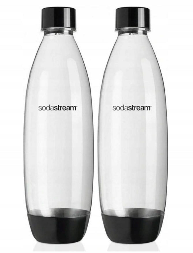 Sada lahví pro výrobník sody SodaStream Fuse černé 2x1L