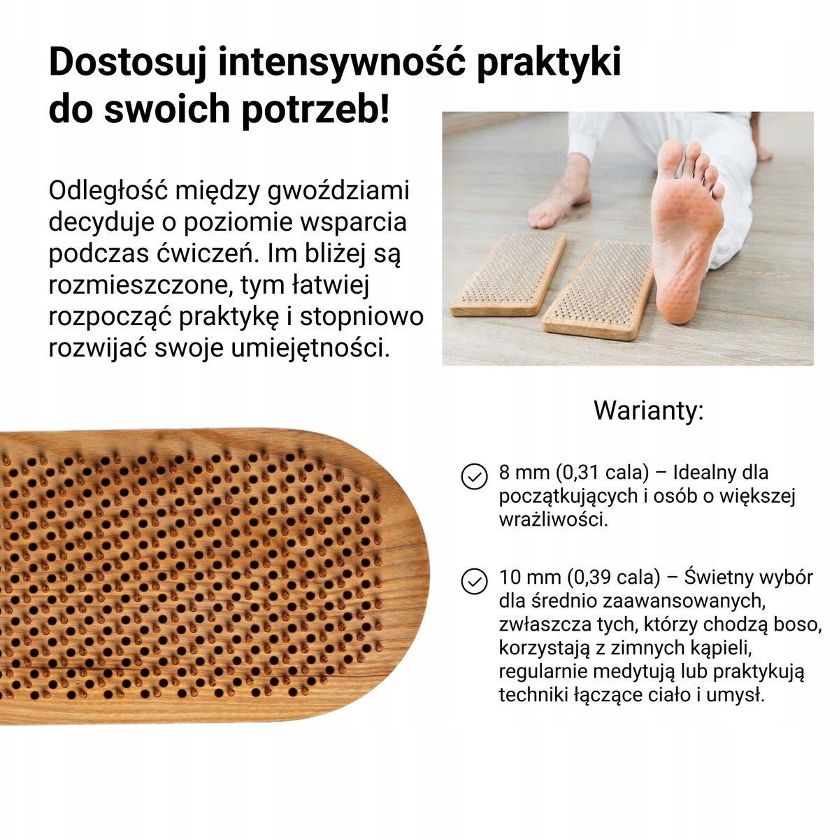 Sadhu Acupressure Boards with 10mm Copper Dynamic Nails Packaging status original