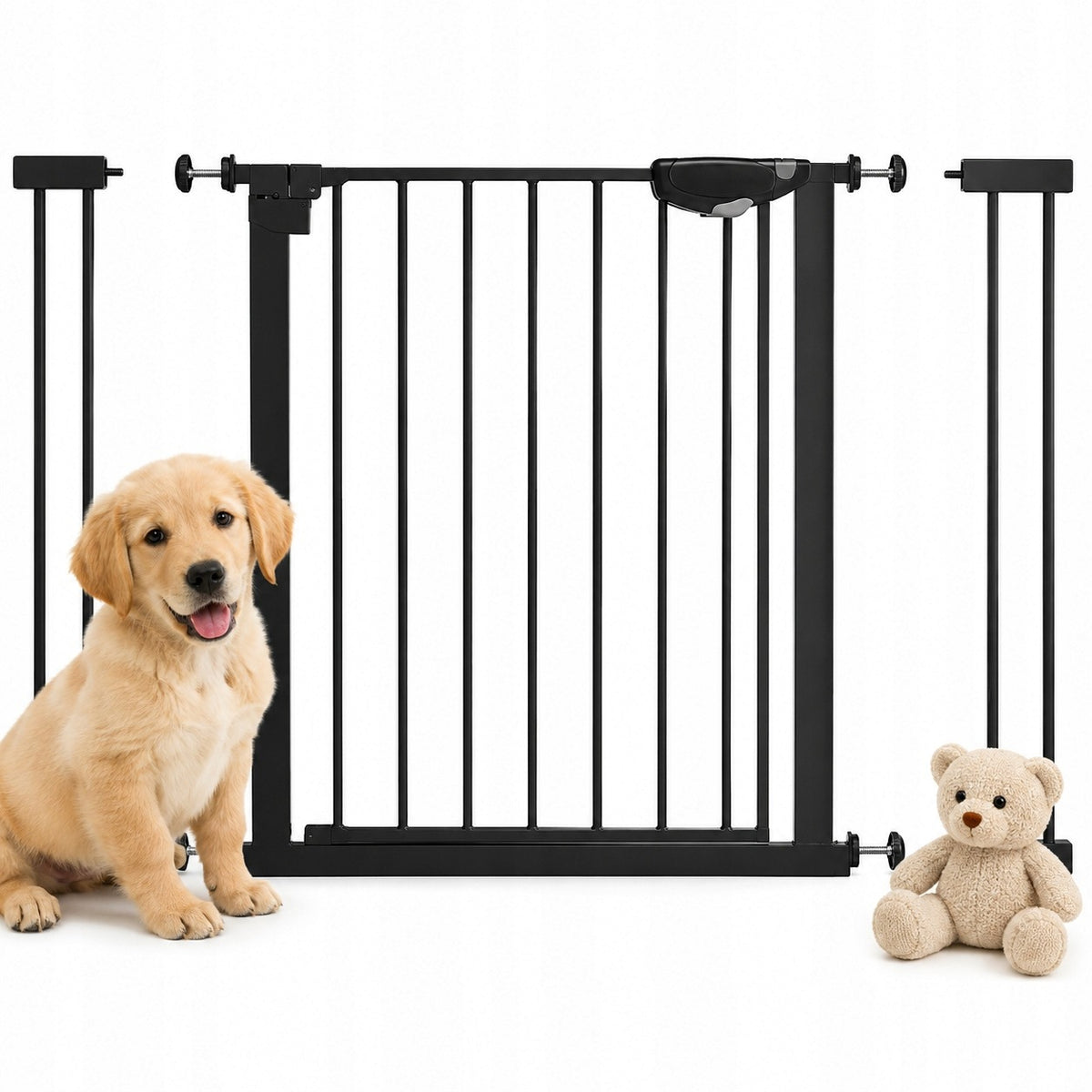 Safety barrier door extension gate protective staircase 74-108cm