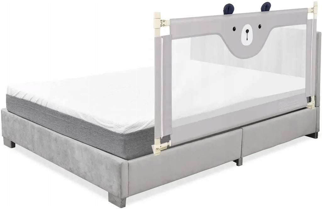 Safety barrier for bed 145 cm grey nk