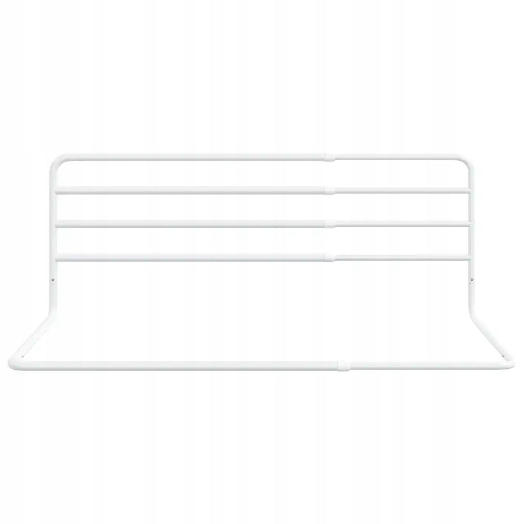 Safety barrier for bed, white, (76-137)x55, iron Manufacturer code 10234